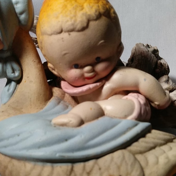 Vintage Rubber Mother Goose & Baby Squeaky Toy - Picture 6 of 10